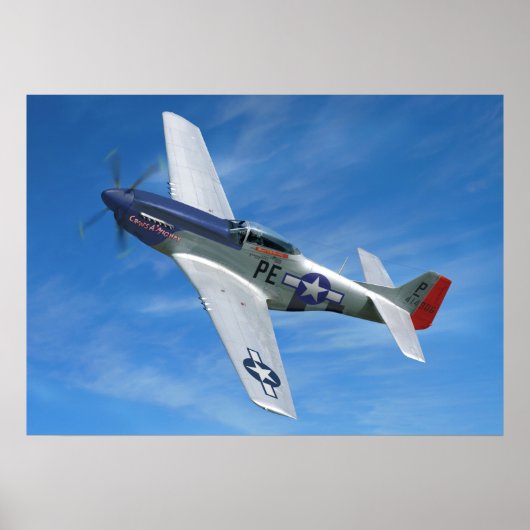 P-51D "Cripes A' Mighty" Poster (Voorkant)