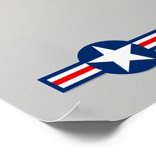 P-51D, F-16C en F-15E Poster (Hoek)