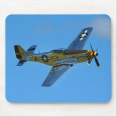 P-51D-mosterd-1 Muismat (Voorkant)