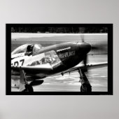 P-51D Mustang - Hell-er Bust Poster (Voorkant)
