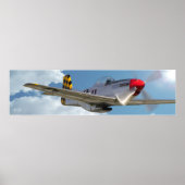 P-51D Mustang Poster (Voorkant)