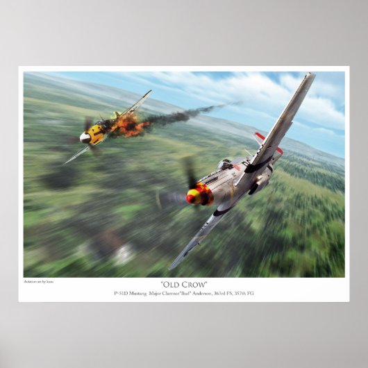 P-51D Mustang Poster (Voorkant)