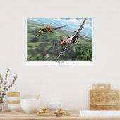 P-51D Mustang Poster (Keuken)
