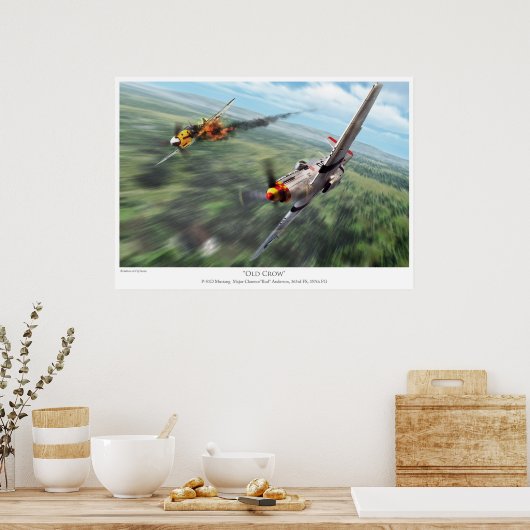 P-51D Mustang Poster (Keuken)