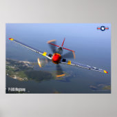 P-51D MUSTANG POSTER (Voorkant)
