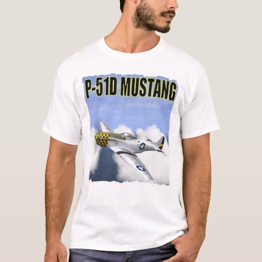 P-51D MUSTANG T-SHIRT (Voorkant)