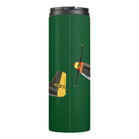 P-51D THERMOSBEKER (Achterkant)