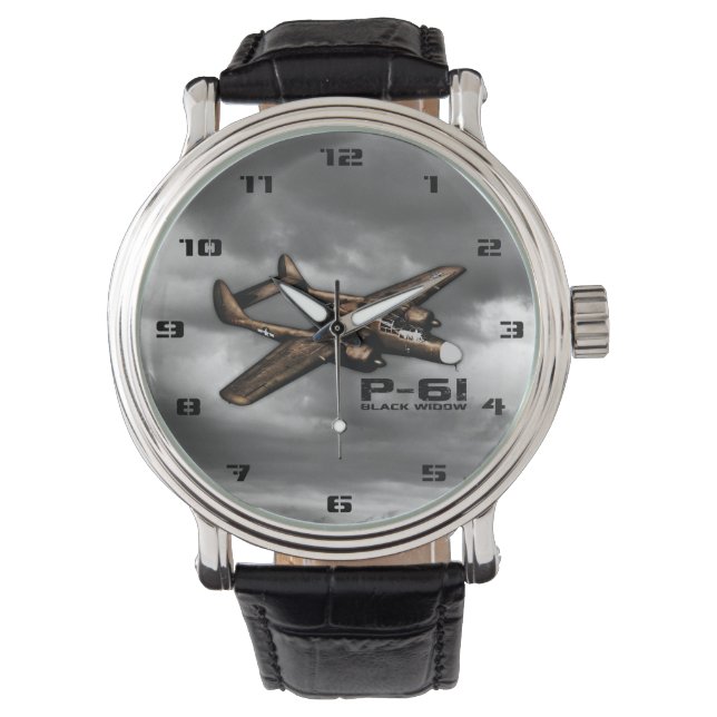 P-61 zwarte weduwe horloge (Voorkant)