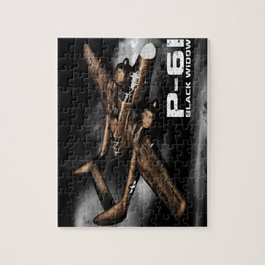 P-61 zwarte weduwe legpuzzel (Verticaal)