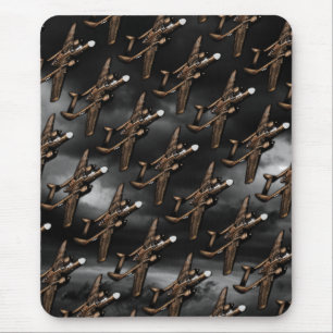 P-61 zwarte weduwe muismat