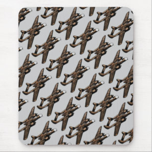 P-61 zwarte weduwe muismat