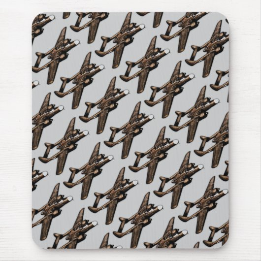 P-61 zwarte weduwe muismat (Voorkant)