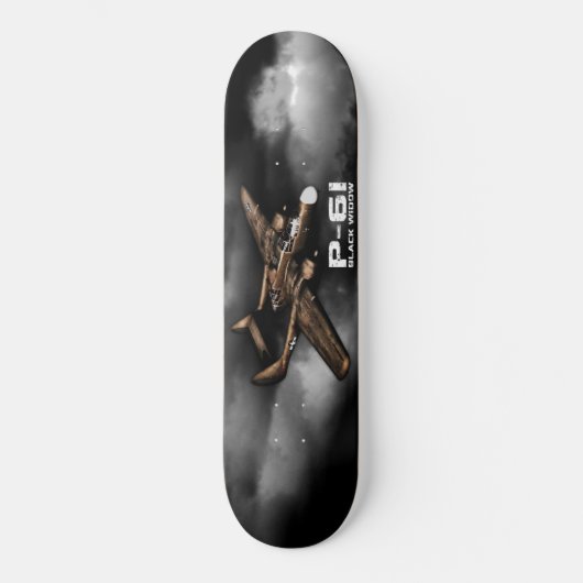 P-61 zwarte weduwe persoonlijk skateboard (Voorkant)