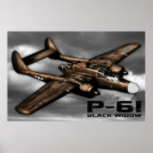 P-61 zwarte weduwe poster (Voorkant)