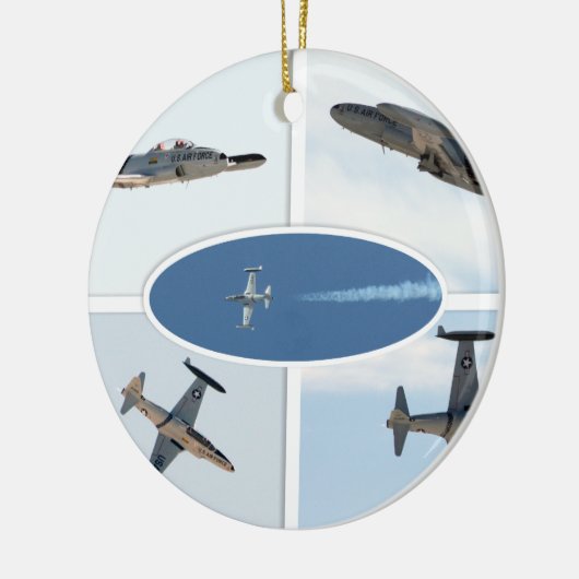 P-80 Shooting Star 5 Plane Set Keramisch Ornament (Links)