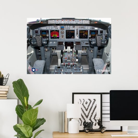 P-8 POSEIDON COCKPIT POSTER (Thuiskantoor)