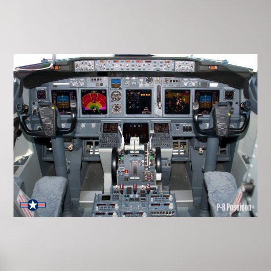 P-8 POSEIDON COCKPIT POSTER (Voorkant)