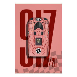 P 917/20 Pink Pig Top Tribute Perfect Poster