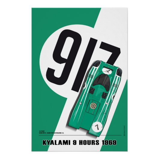 P 917 David Piper Kyalami 1969 Perfect Poster (Voorkant)