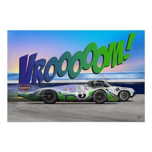 P 917 Hippie Car vs P 914/6 Perfect Poster (Voorkant)