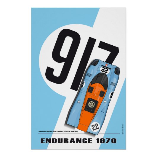 P 917 Hobbs-Hailwood LM 1970 Perfect Poster (Voorkant)