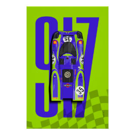 P 917K Hippie Car Top Tribute.jpg Perfect Poster