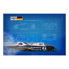 P 962 Blueprint Perfect Poster