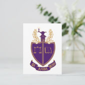 P.A.D. Wapenschild Briefkaart (Staand voorkant)