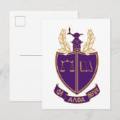 P.A.D. Wapenschild Briefkaart (Voorkant / Achterkant)
