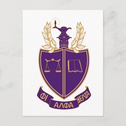 P.A.D. Wapenschild Briefkaart (Voorkant)
