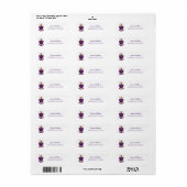 P.A.D. Wapenschild Etiket (Full Sheet)