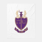 P.A.D. Wapenschild Fleece Deken (Voorkant)