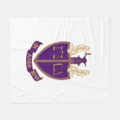 P.A.D. Wapenschild Fleece Deken (Voorkant (Horizontaal))
