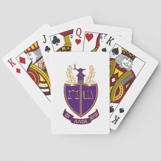 P.A.D. Wapenschild Pokerkaarten (Achterkant)