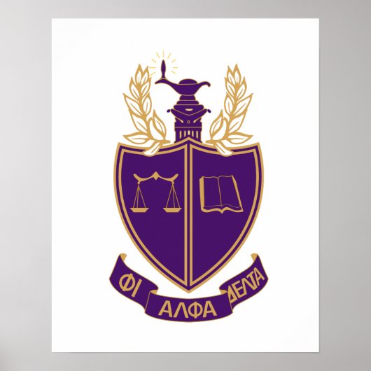 P.A.D. Wapenschild Poster (Voorkant)