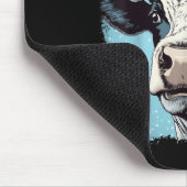 P Art Colorful Cow Christmas  Muismat (Hoek)