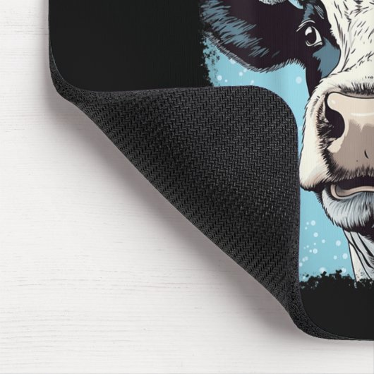 P Art Colorful Cow Christmas  Muismat (Hoek)