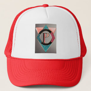 P Burfi Logo Trucker Hoed Pet