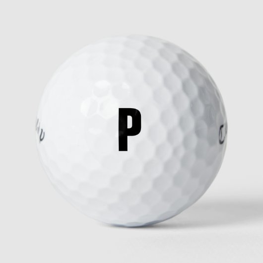 'P' Callaway Golfballen (Voorkant)
