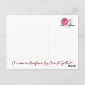 P comme Parfum Macaron Briefkaart (Achterkant)