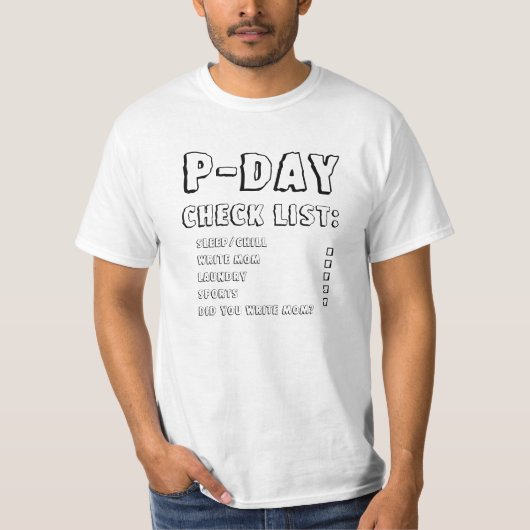 P-DAY Shirt (Voorkant)