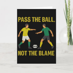 P De Voetbalfan Krijgt Niet De Schuld Ontwerp Kaart