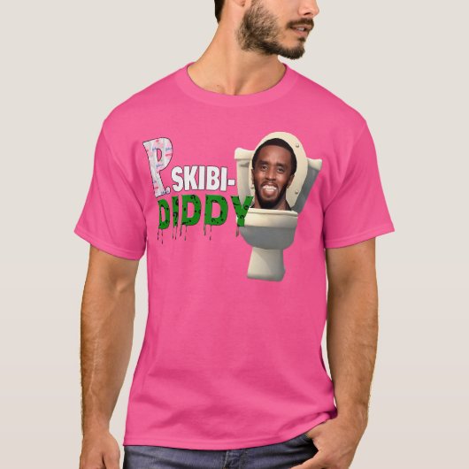 P Diddy Skibidi Toilet T-shirt (Voorkant)