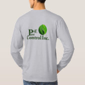 P&E Grijze Shirten met lange mouwen T-shirt (Achterkant)