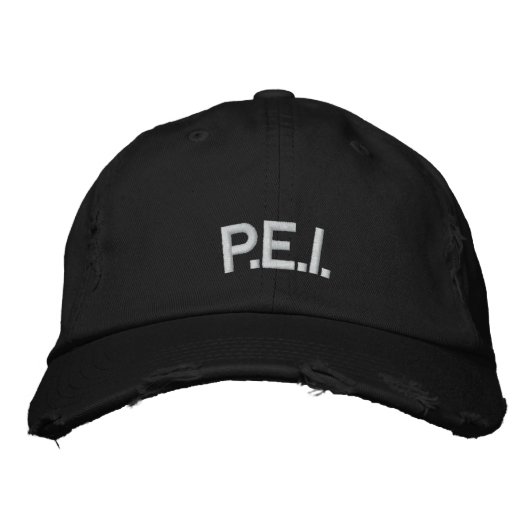 P.E.I. Baseball Pet geborduurd Canada Pet (Voorkant)