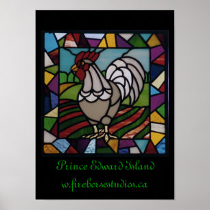 P.E.I. Rooster Poster