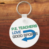 P. E. Leerkrachten als goede sport Sleutelhanger (Voorkant)