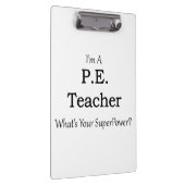 P.E. leraar Klembord (Rechts)