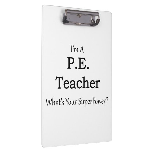 P.E. leraar Klembord (Rechts)