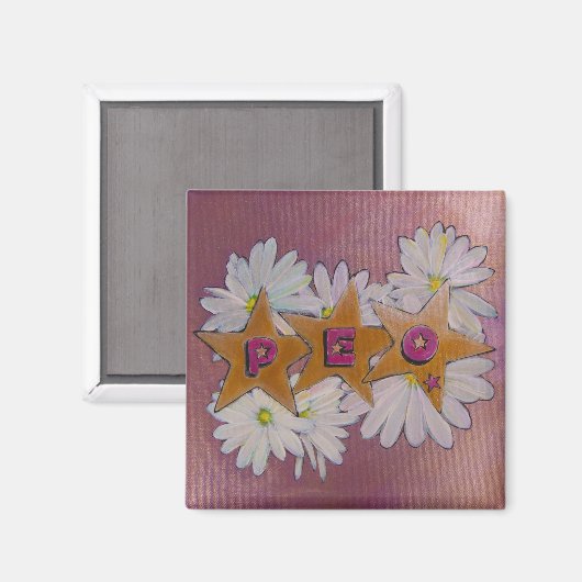 P.E.O. Filantropische zusterschap Magneet (Voorkant / Achterkant)